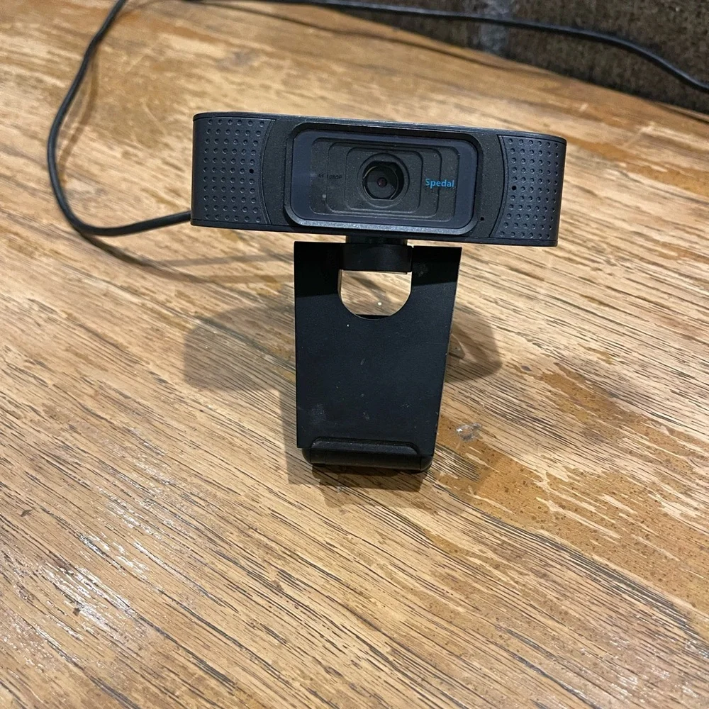 Logitech Black Webcam with Adjustable Stand